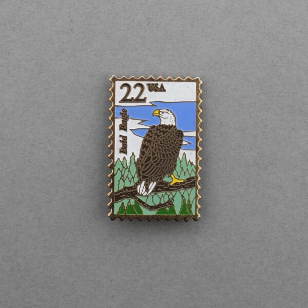 1987North American Wildlife: Bald Eagle Enamel Pin