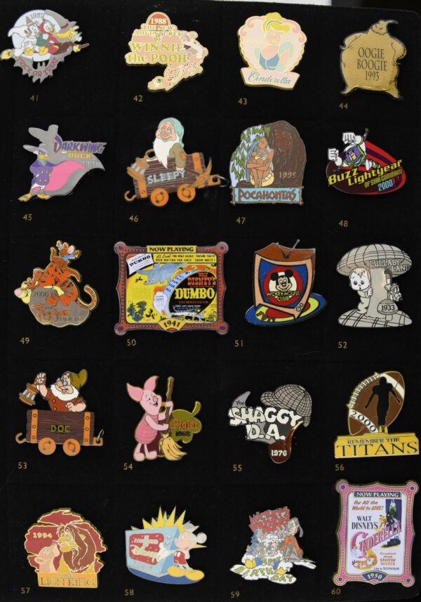 Disney 100 Years Of Dreams Pin Set Complete w/ Binder - Virginia 100th pin - Image 4