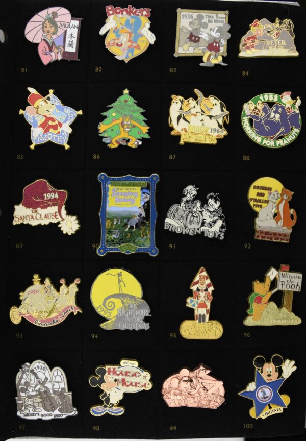 Disney 100 Years Of Dreams Pin Set Complete w/ Binder - Virginia 100th pin - Image 6