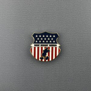 Patriotic Mickey - American (USA) Flag Shield